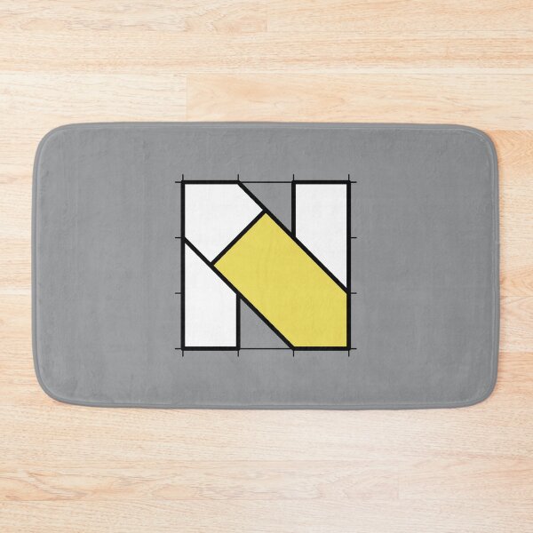 Item preview, N // Perfectionist Alphabet (Pantone Ultimate Gray + Illuminating) designed and sold by fumauk.