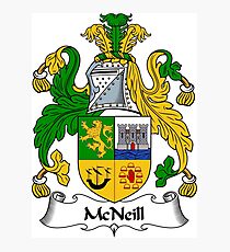 McNeill Coat of Arms / McNeill Family Crest Photographic Print