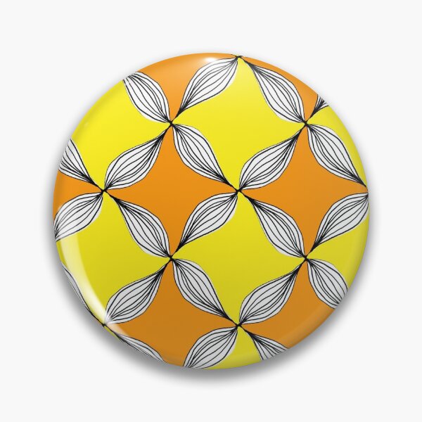 Item preview, Orange Yellow flower Patterns designed and sold by Eve :).