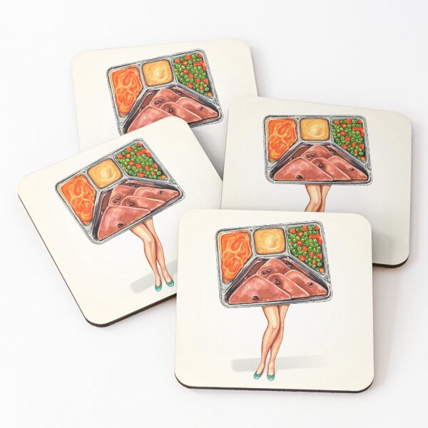 Item preview, TV dinner Pin-Up designed and sold by Kelly  Gilleran.