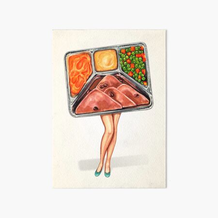 Item preview, TV dinner Pin-Up designed and sold by Kelly  Gilleran.