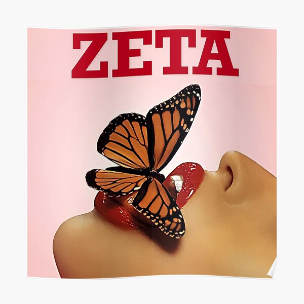Zeta Butterfly Poster