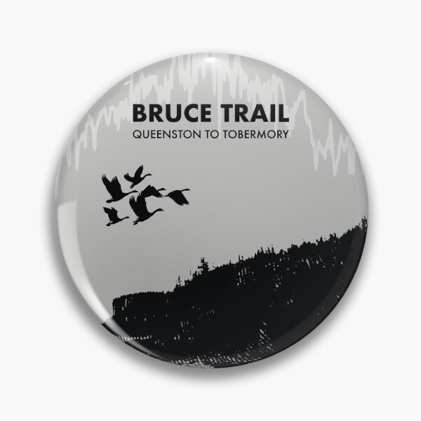 Item preview, The Bruce Trail Elevation Art - Grey designed and sold by PilgrimageShop.