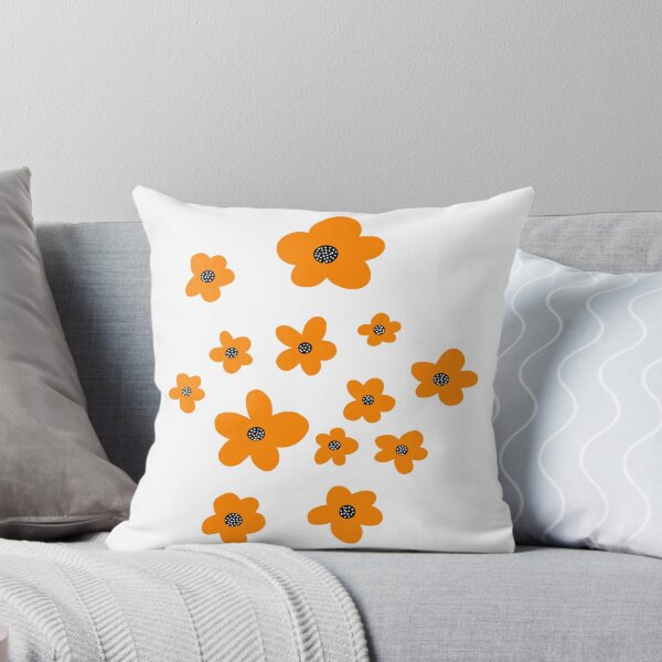 Artikelvorschau, Orange Blumen entworfen und verkauft von hallekwilson.