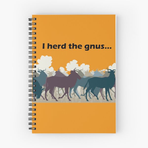 Artikelvorschau, Ich habe den Gnus - Dark Text entworfen und verkauft von lyricalshirts.