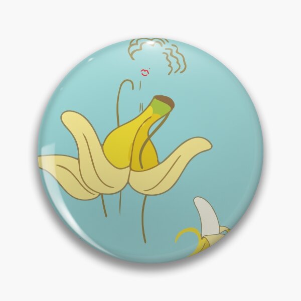 Item preview, "Marilyn Monroe & Banana Pop Art Pillow – Bold, Fun, and Iconic Design" designed and sold by ZIKI VI.