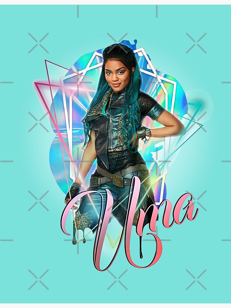 Imagen 3 de 3, Póster con la obra Princesa Uma - Descendientes 3, diseñada y vendida por Arte-Enchanted.