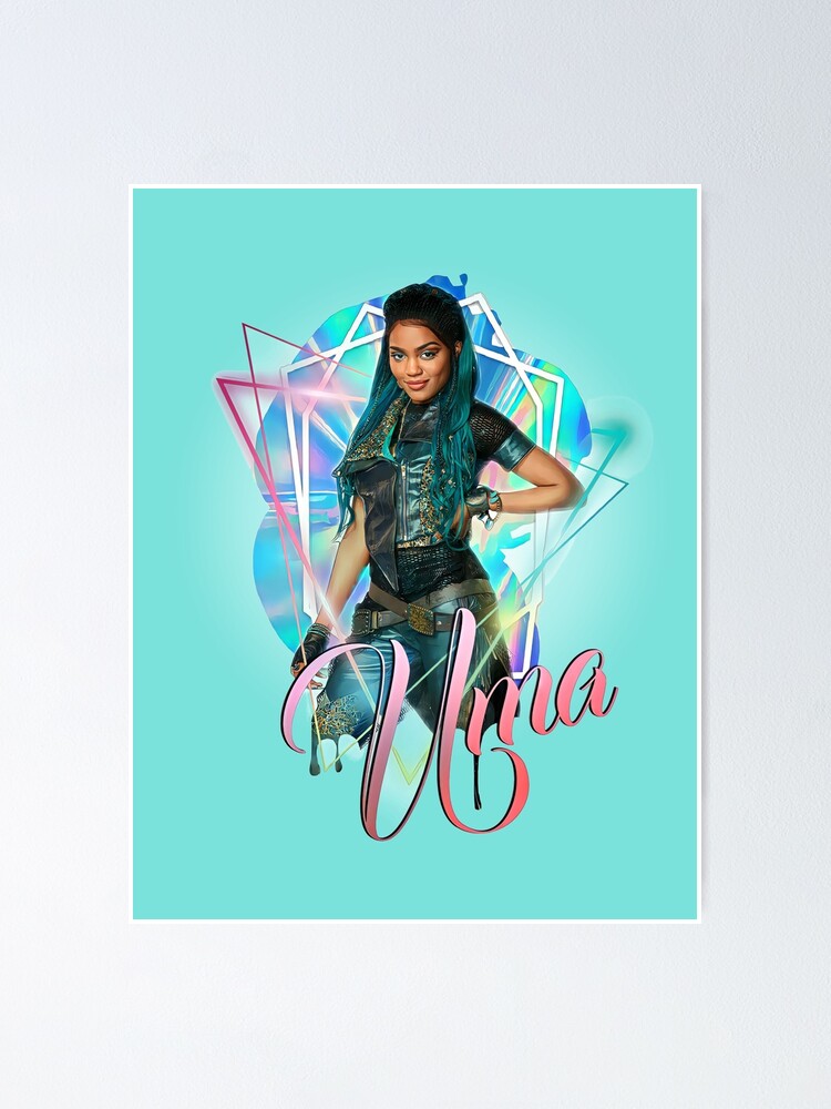 Imagen 1 de 3, Póster con la obra Princesa Uma - Descendientes 3, diseñada y vendida por Arte-Enchanted.