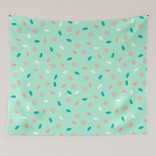 Item preview, SEAMLESS DOT PATTERN - MINT designed and sold by Stylishboutique.
