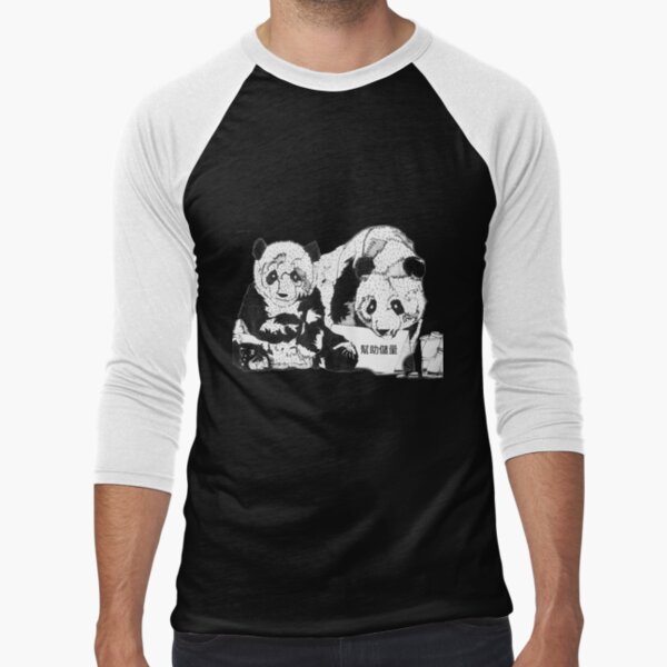 Limpio - Help Protect Panda Reserves Baseball ¾ Sleeve T-Shirt