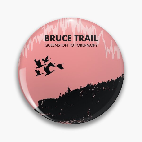 Item preview, The Bruce Trail Elevation Art - Pink designed and sold by PilgrimageShop.