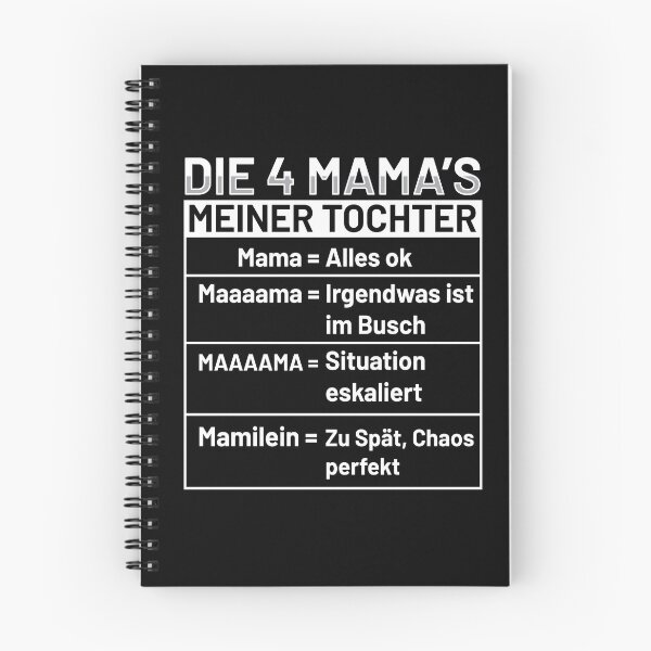 Item preview, Die 4 Mamas meiner Tochter Mothers day designed and sold by MooonTees.