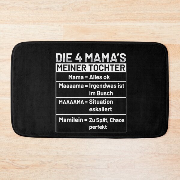 Item preview, Die 4 Mamas meiner Tochter Mothers day designed and sold by MooonTees.