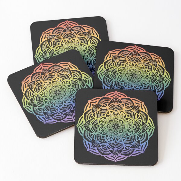 Item preview, Gradient Rainbow Mandala designed and sold by JustGottaDraw.