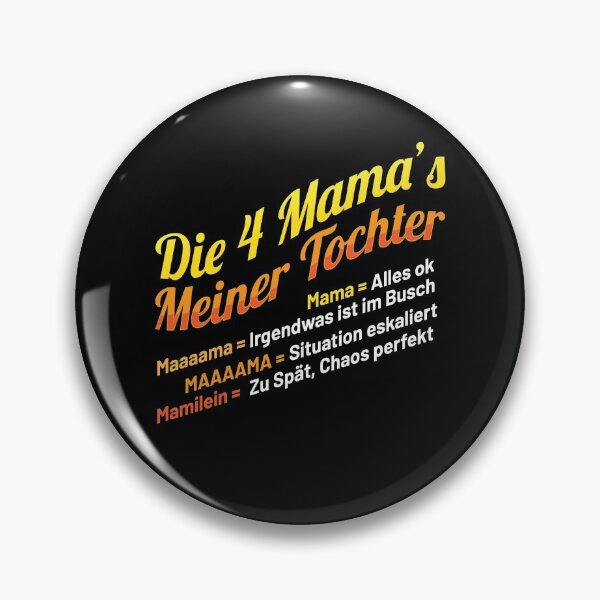 Item preview, Die 4 Mamas meiner Tochter Mothers day designed and sold by MooonTees.