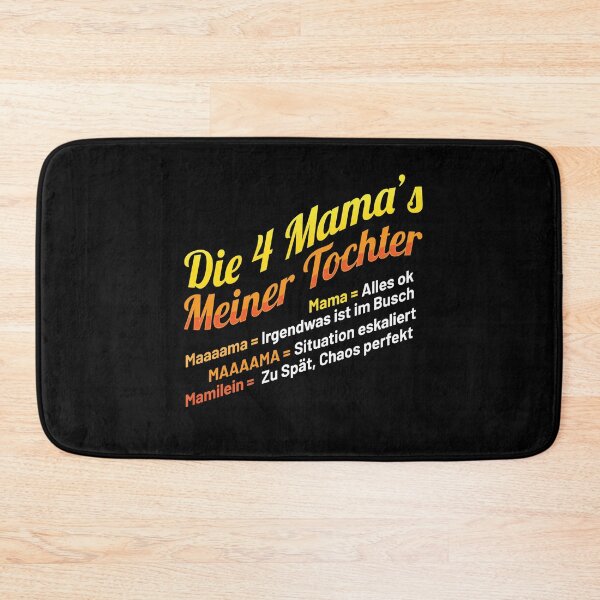 Item preview, Die 4 Mamas meiner Tochter Mothers day designed and sold by MooonTees.