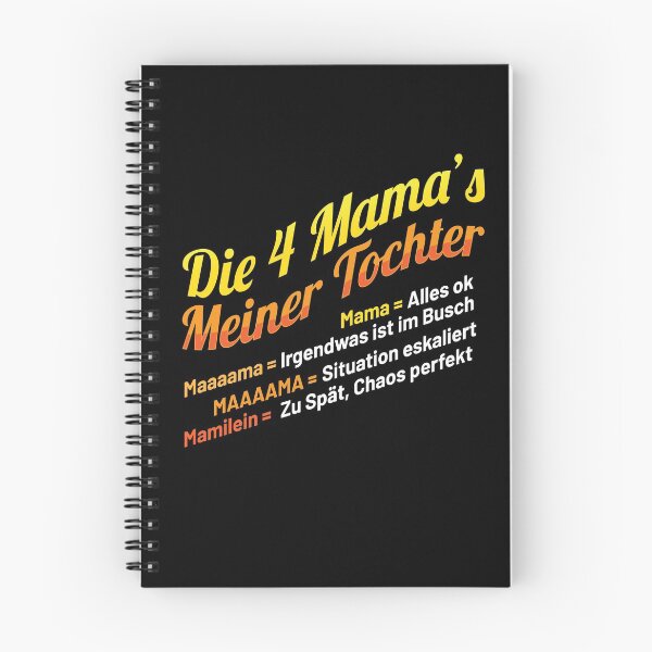 Item preview, Die 4 Mamas meiner Tochter Mothers day designed and sold by MooonTees.