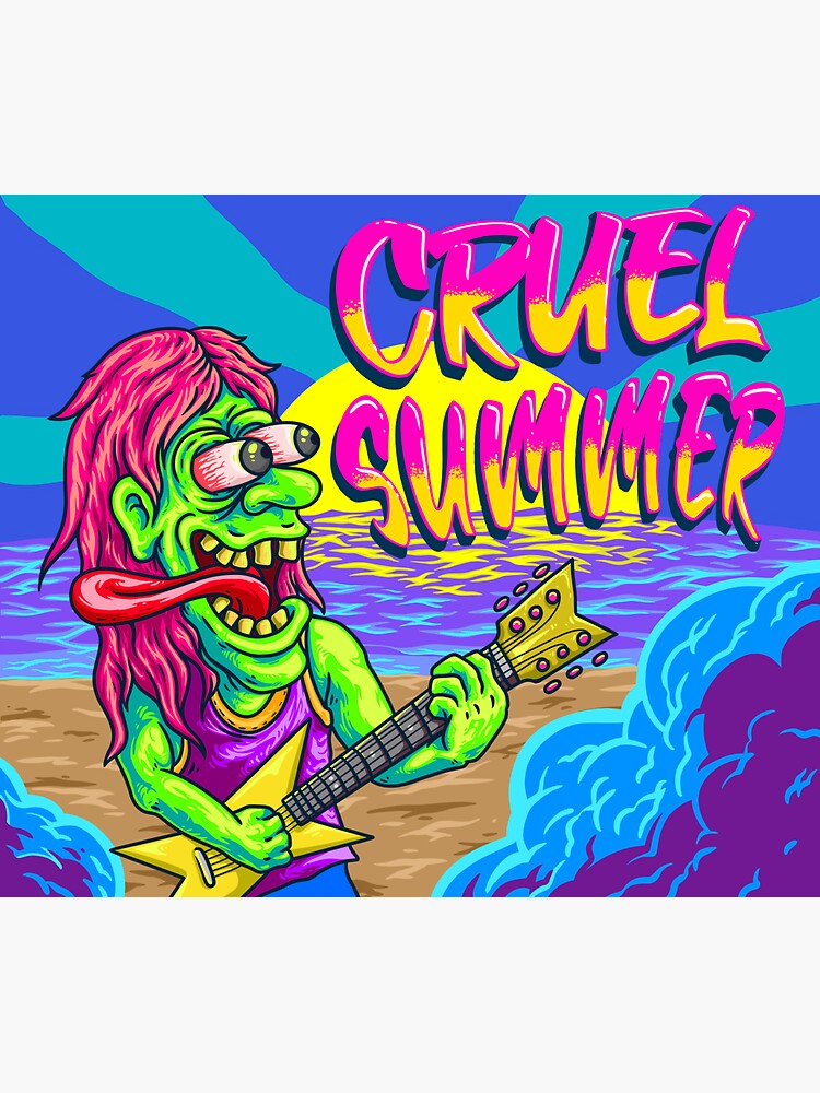 Thumbnail 3 of 3, Sticker, Cruel Summer Band Shirt designed and sold by BestTshirtCo.
