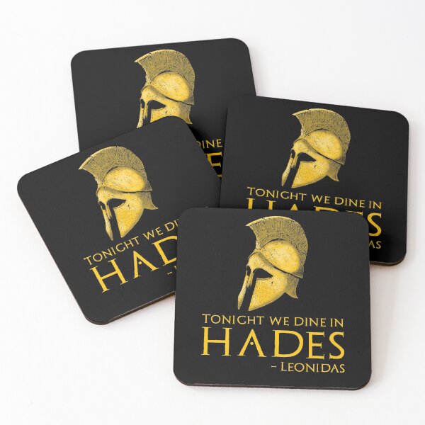 Item preview,  Tonight we dine in Hades - Ancient Greek History Quote - Leonidas Of Sparta designed and sold by Styrman.