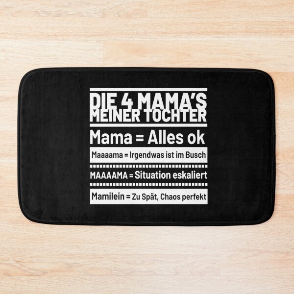 Item preview, Die 4 Mamas meiner Tochter Mothers day designed and sold by MooonTees.