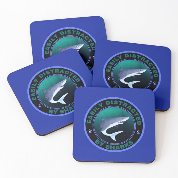 Item preview, Easily distracted by Sharks designed and sold by fev-rocks.