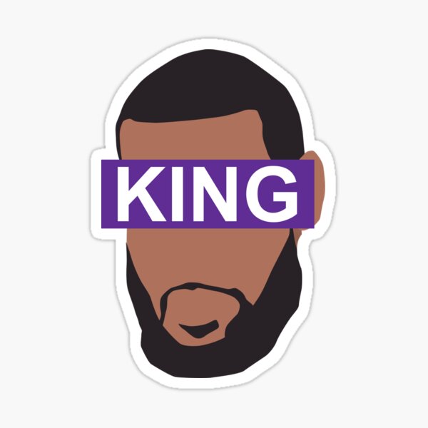 Artikel-Vorschau von Lebron James Lakers "König", designt und verkauft von 8bitSportsCo.