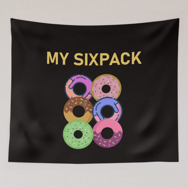 Item preview, My six pack donuts funny designed and sold by Imutobi.