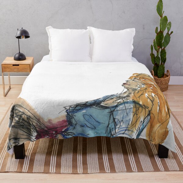 Item preview, Woman laying down painting designed and sold by GabrieleBPrice.