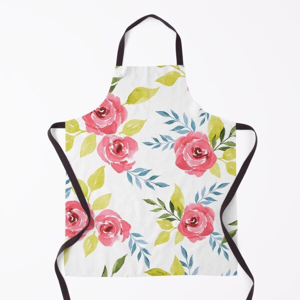 Item preview, Roses pattern with leaves in watercolor paint painting designed and sold by gamboling.