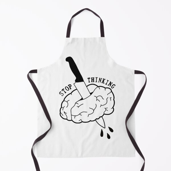 Item preview, Stop Thinking brain  designed and sold by designedsyddd.