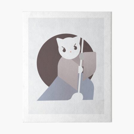 The Cat Ligrapher Art Board Print