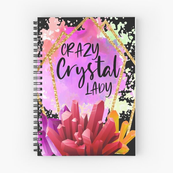 Item preview, Womens Crystals Desing Gift Crazy Crystal Lady Funny Crystal Lovers   designed and sold by Mo-Am.
