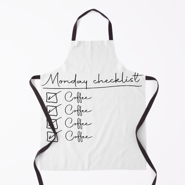 Item preview, best Monday checklist for coffe lover and hard workers funny gift for friend designed and sold by yxmi21.