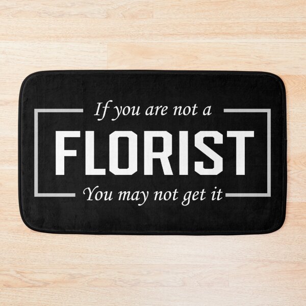 Item preview, funny florist text design designed and sold by vidyaroul.