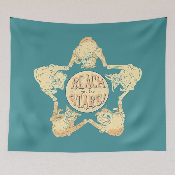 Item preview, Reach for the Stars ! designed and sold by FloofMonsterCo.