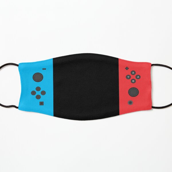 Nintendo Switch Red Blue Controller Gamer Gaming Inspired Design Kids Mask
