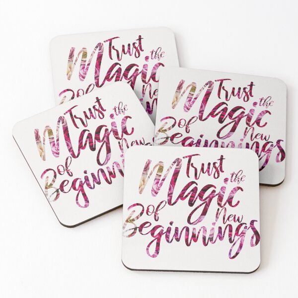 Item preview, Womens Trust the Magic of New Beginnings motivation quotes gift T-Shirt designed and sold by Mo-Am.