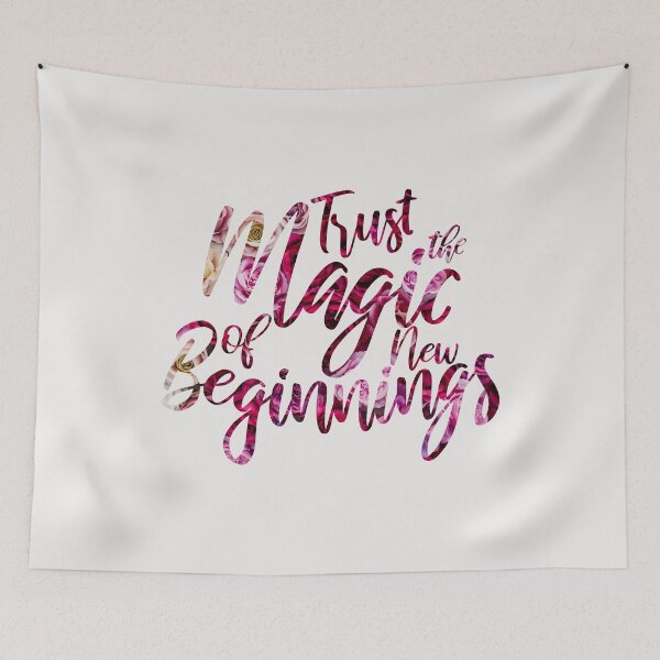Item preview, Womens Trust the Magic of New Beginnings motivation quotes gift T-Shirt designed and sold by Mo-Am.