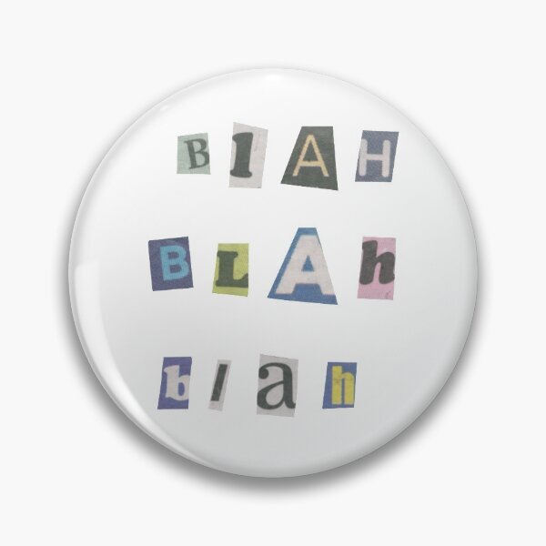 Item preview, Blah blah blah designed and sold by Isla Murphy.