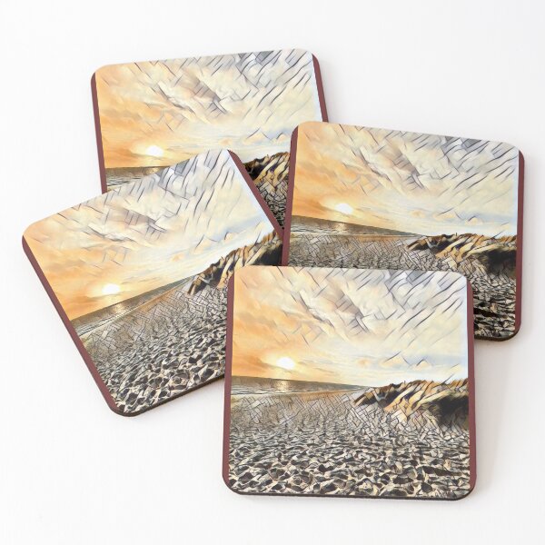 Item preview, Photograph of a beach, colored and digitally edited designed and sold by Pelikancrazy.