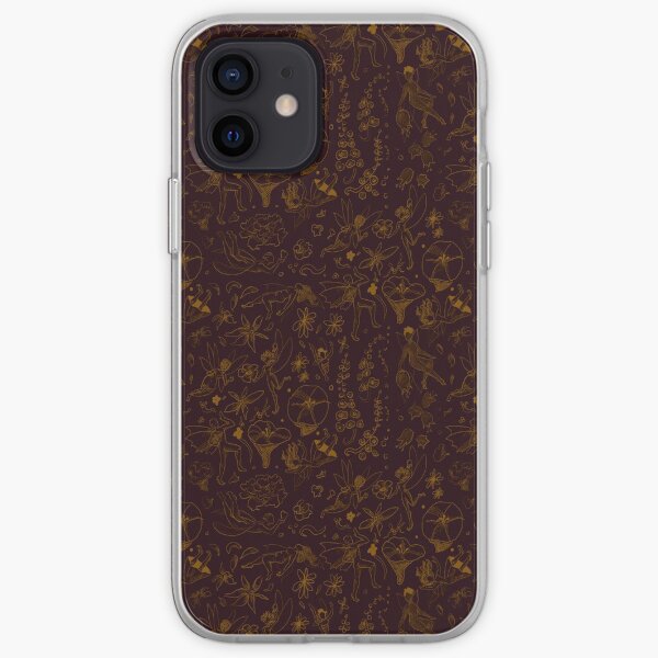 Pillywiggins in Red and Gold iPhone Soft Case
