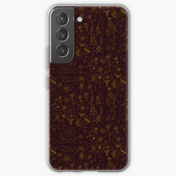 Pillywiggins in Red and Gold Samsung Galaxy Soft Case