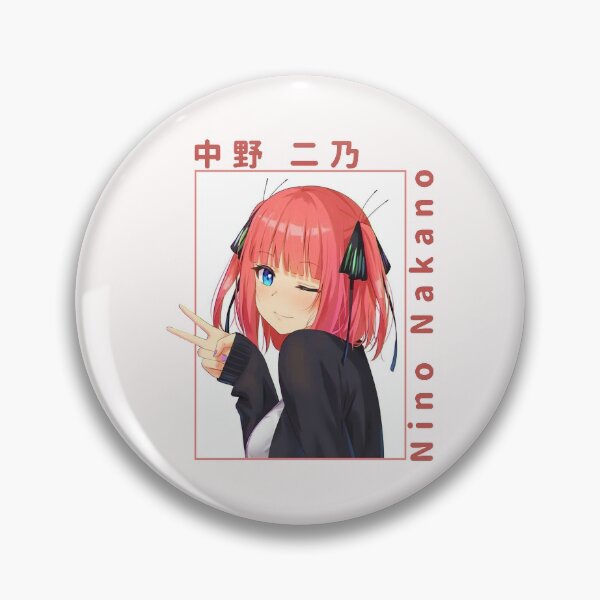 The Quintessential Quintuplets Anime Brooches for Packback 5-toubun No  Hanayome Badge Ichika Nino Miku Yotsuba