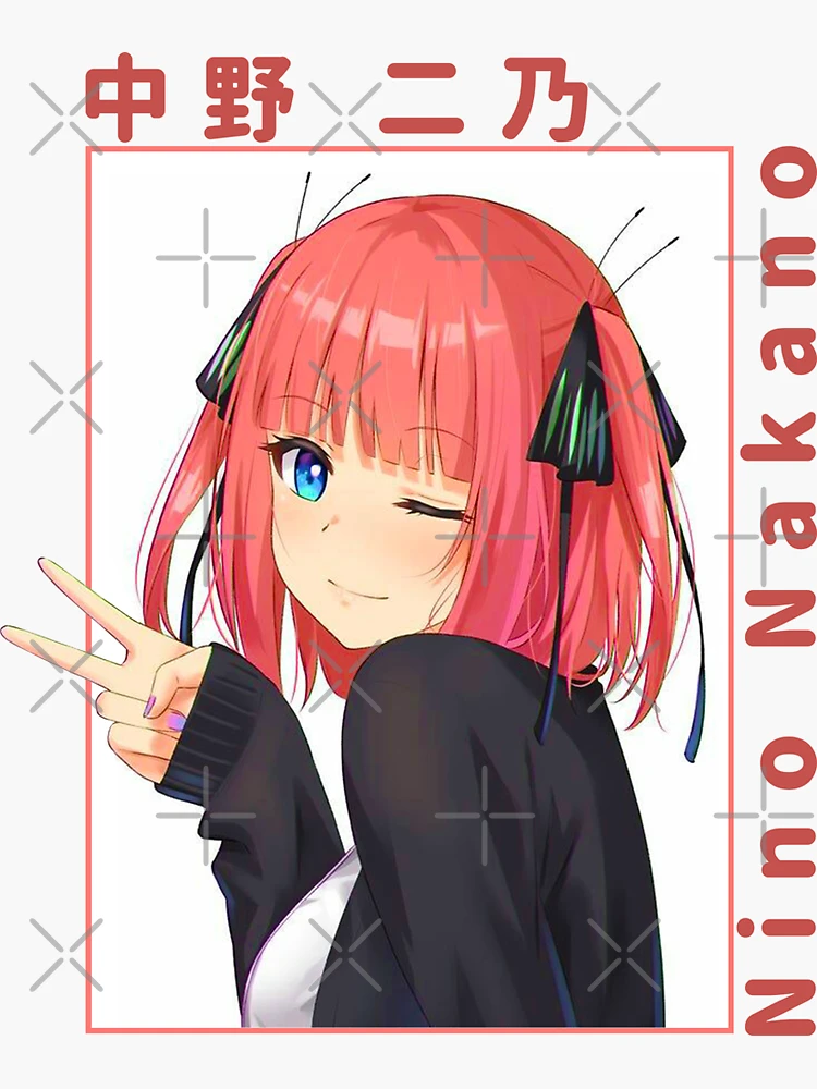 Itsuki nakano - 5 toubun no hanayome Sticker for Sale by ice-man7