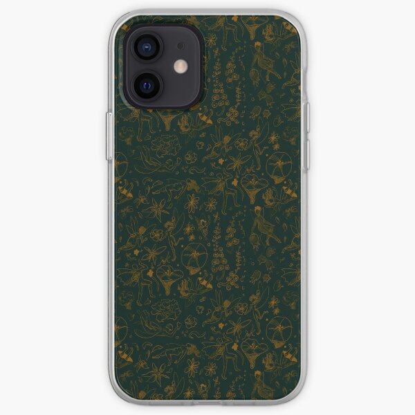 Pillywiggins in Green and Gold iPhone Soft Case