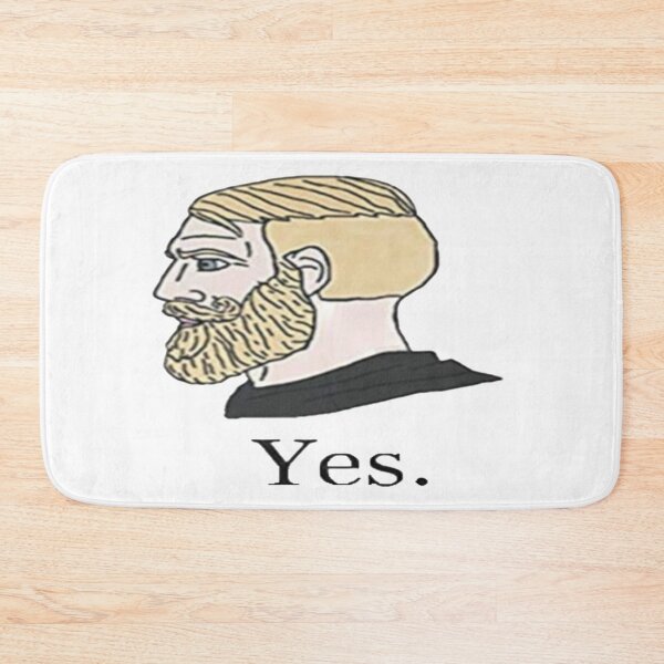 Item preview, Yes Chad Meme designed and sold by Frogi.