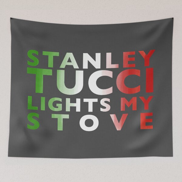 Item preview, Stanley Tucci Lights My Stove designed and sold by samanthagilbert.