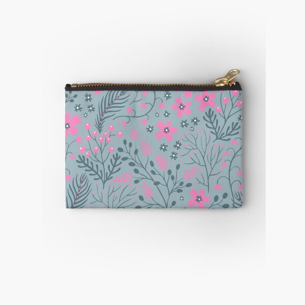 Item preview, PINK FLORAL PATTERN - LIGHT GREY designed and sold by Stylishboutique.