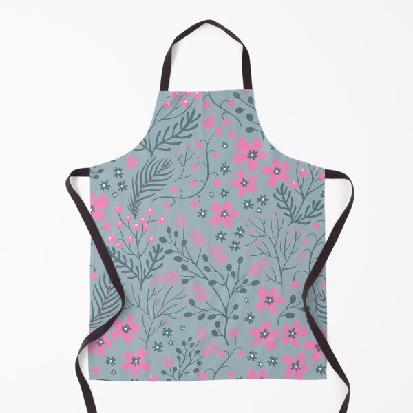 Item preview, PINK FLORAL PATTERN - LIGHT GREY designed and sold by Stylishboutique.