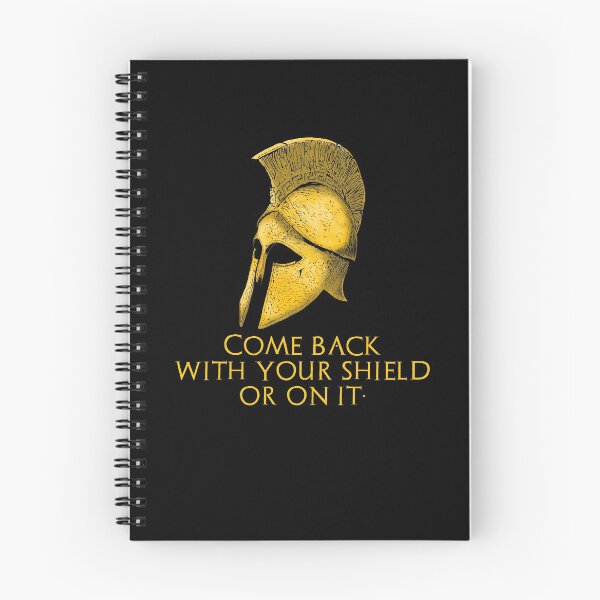 Item preview, Come back with your shield or on it - Ancient Sparta - Classical Greek History designed and sold by Styrman.